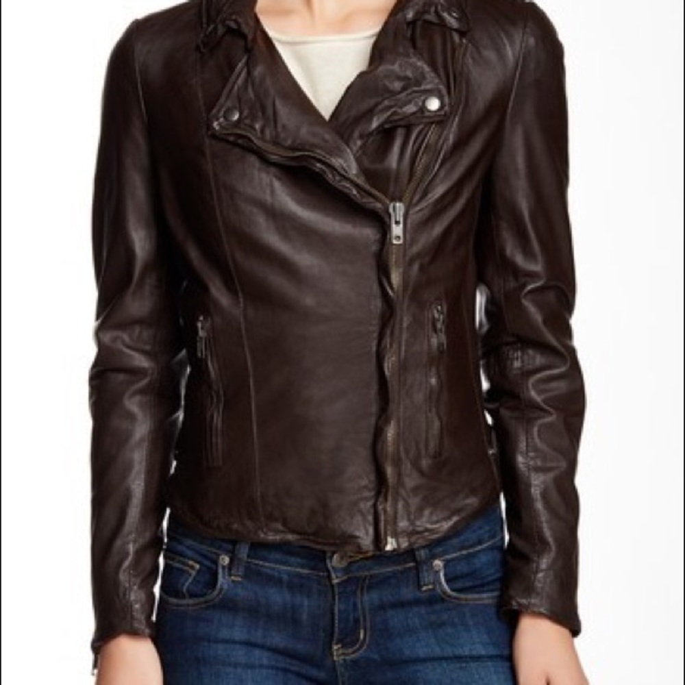 Muubaa monteria leather jacket